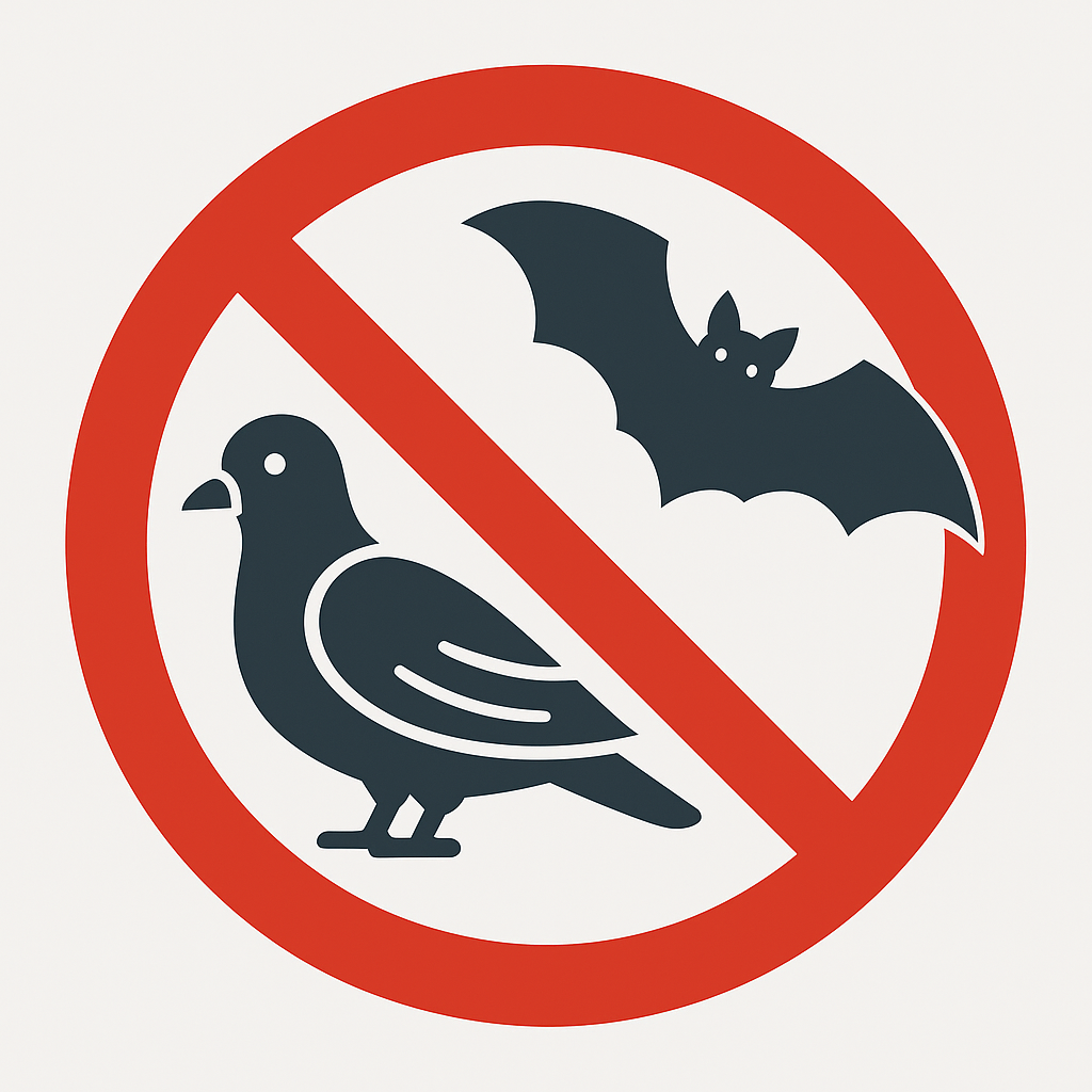 Controle de Pombos e Morcegos